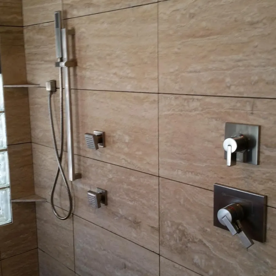 Shower fixture installation for Water Heater Replacement in Tarboro